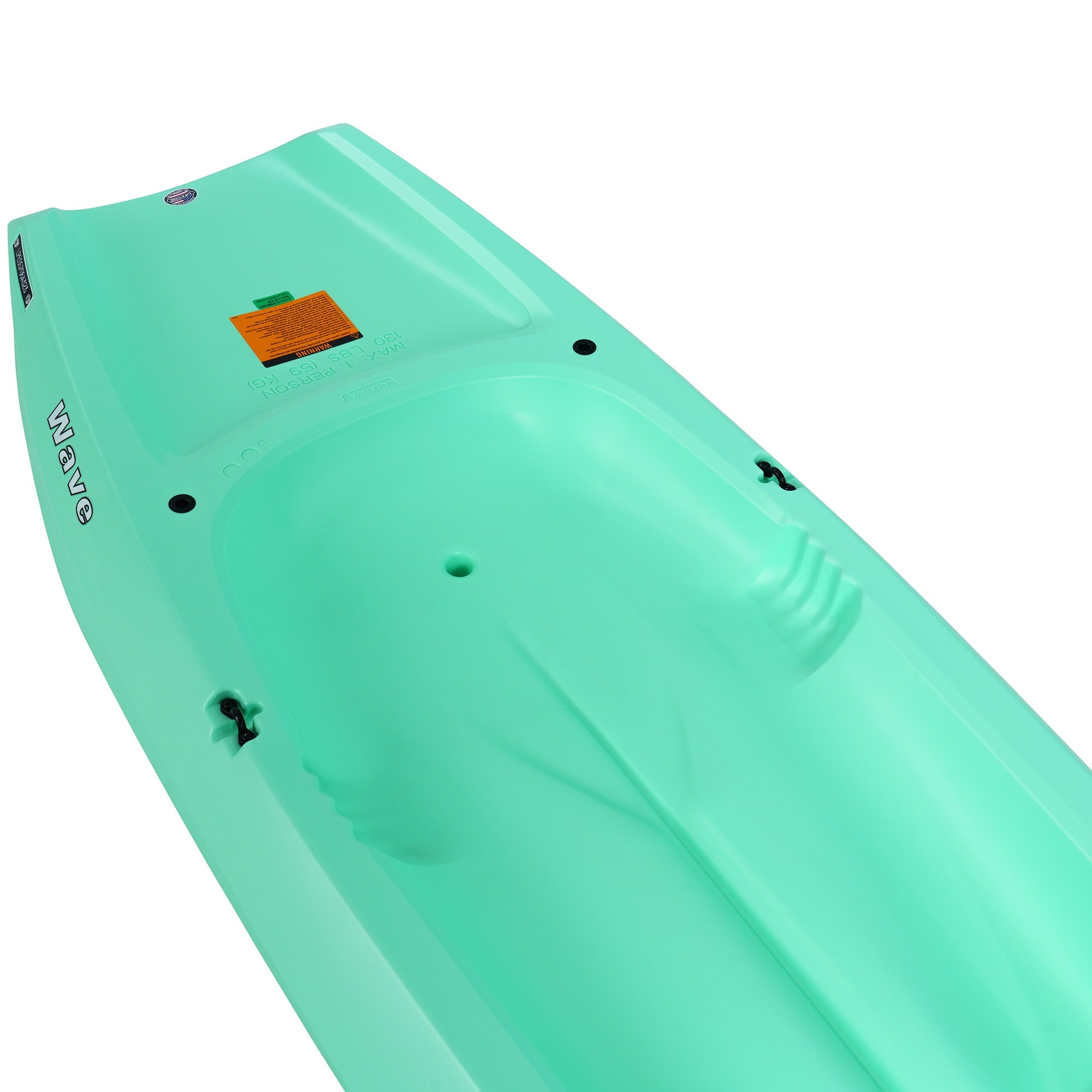 Lifetime Wave 6 ft Youth Sit-On-Top Kayak with Paddle, Fire Red (91401)