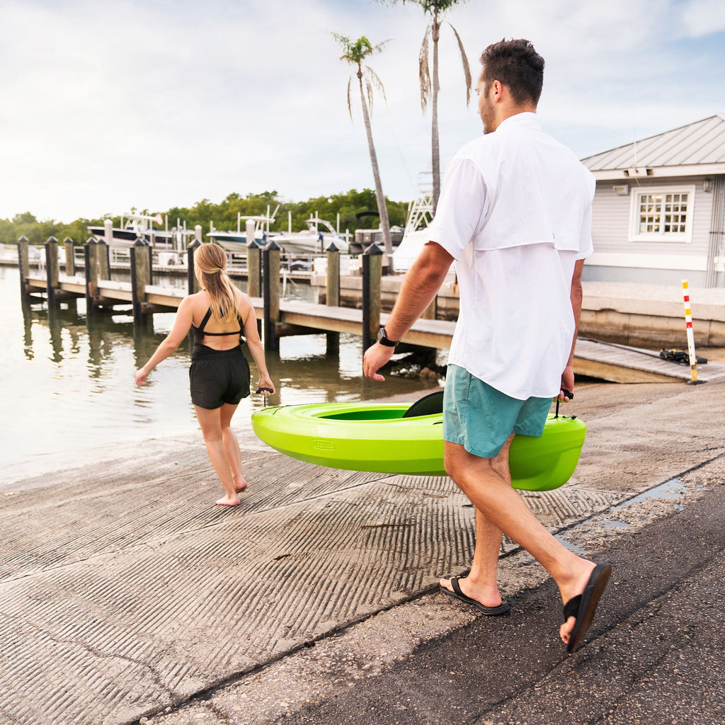 Lifetime Pacer 8 ft Sit-Inside Kayak with Paddle, Green (91032)