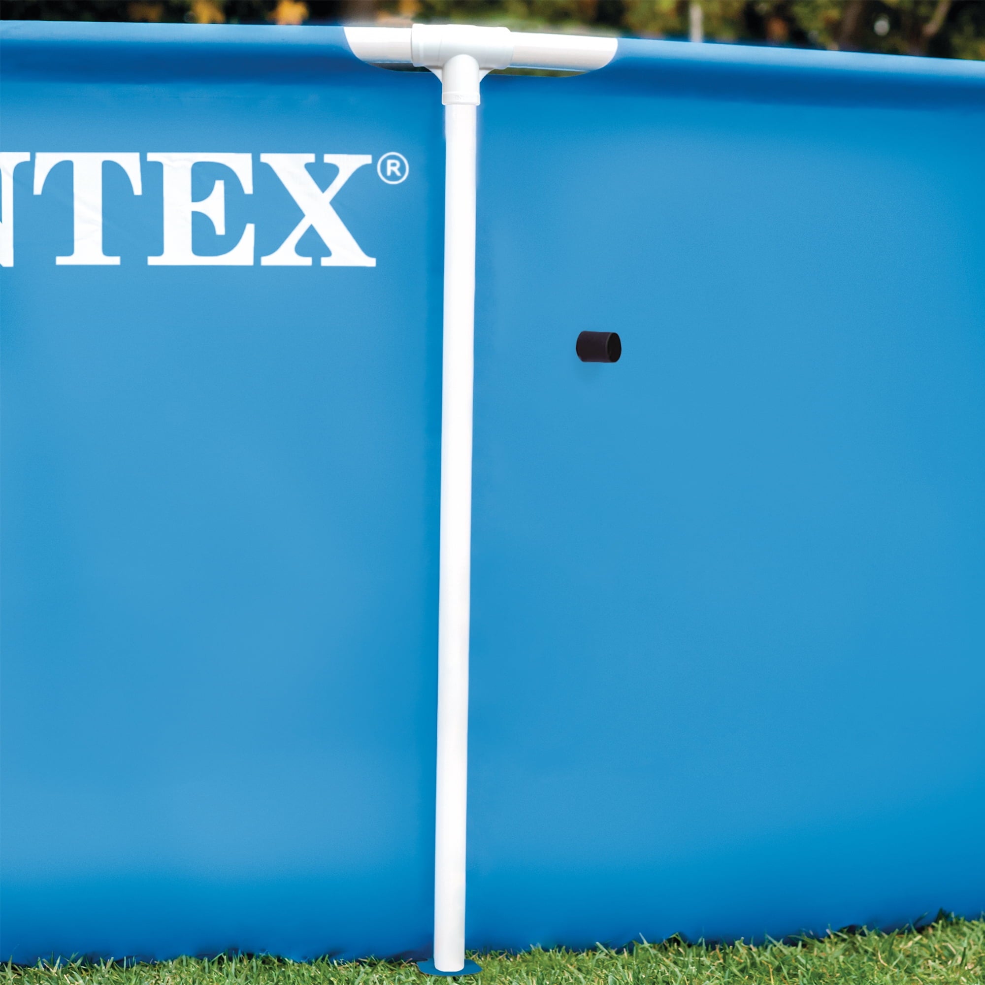 INTEX Metal Frame 12ft x 30in Above Ground Swimming Pool Set w/Filter Pump