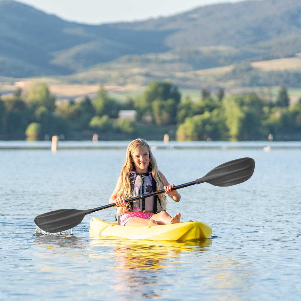 Lifetime Wave 6 ft Youth Sit-On-Top Kayak with Paddle, Fire Red (91401)