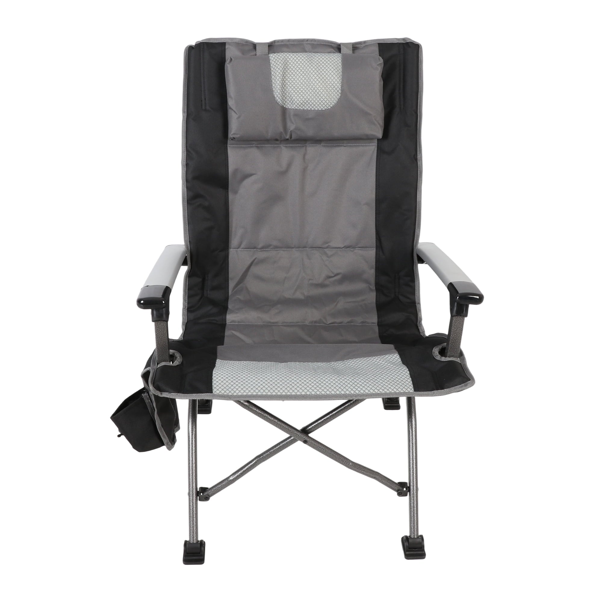 Ozark Trail High Back Camping Chair, Pink with Cupholder, Pocket, and Headrest, Adult