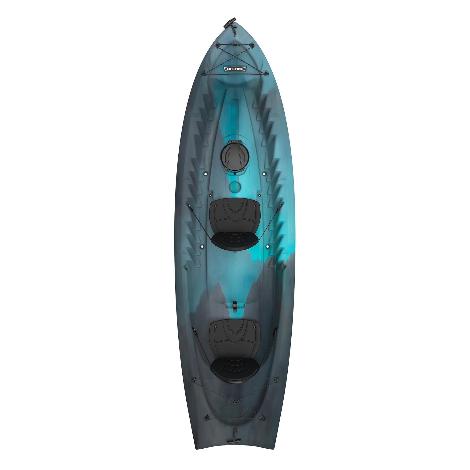 Lifetime Envoy 10.5 ft Sit-On-Top Tandem Kayak with Paddles, Sky Fusion (91192)
