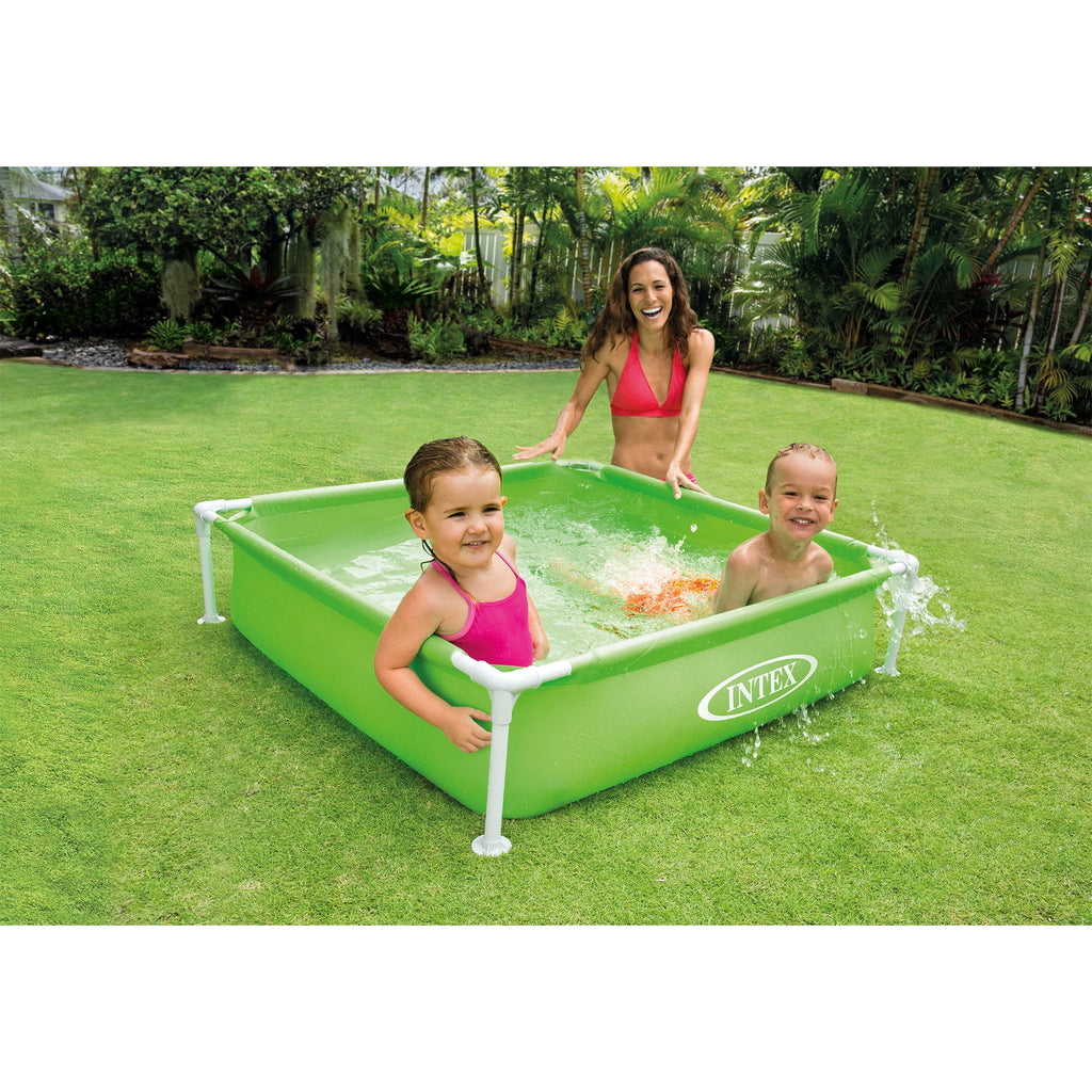 Intex Mini Frame Pool, Blue - 48 x 48 x 12 inches (L x W x H)