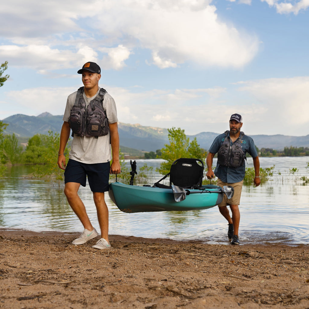 Lifetime Tamarack Pro-Comfort 10 ft 3 in Sit-On-Top Kayak with Paddle, Eclipse Fusion (91058)