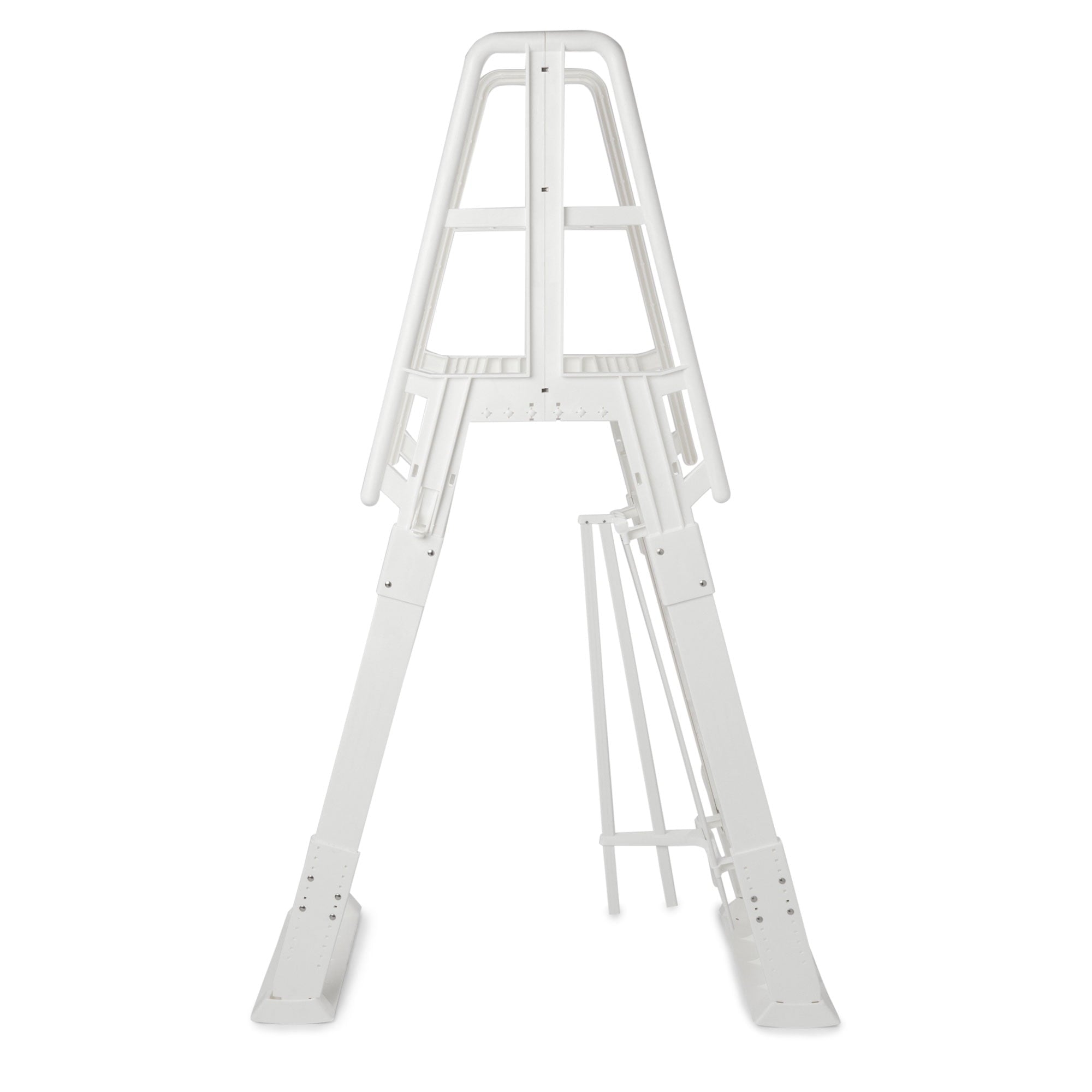 Vinyl Works Canada SLAW Slide Lock A Frame Above Ground Pool Ladder, White