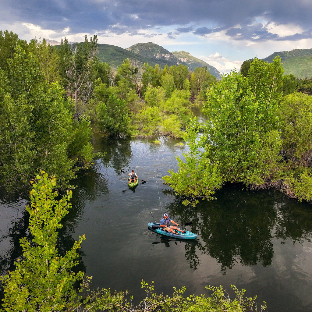Lifetime Tamarack Pro-Comfort 10 ft 3 in Sit-On-Top Kayak with Paddle, Eclipse Fusion (91058)