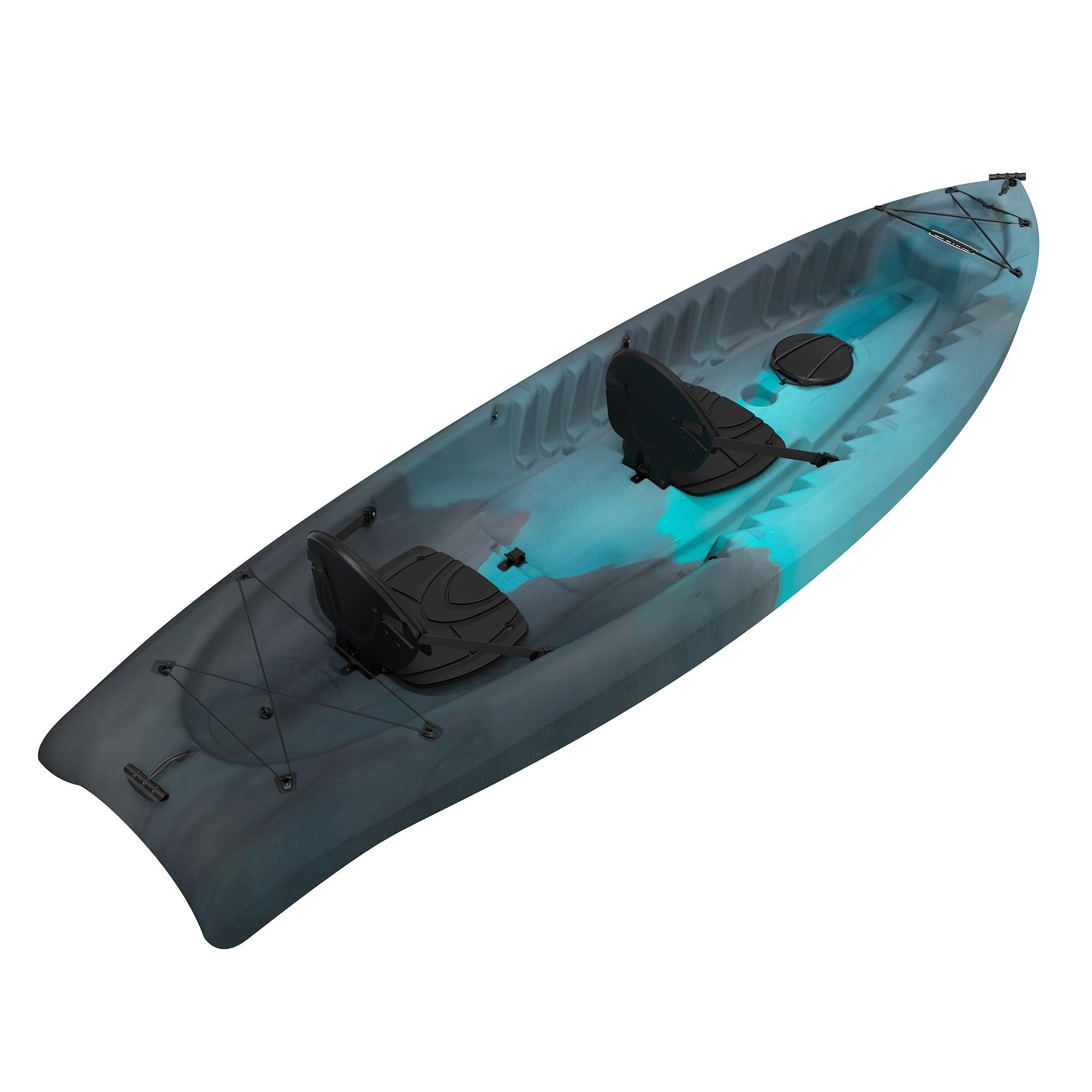 Lifetime Envoy 10.5 ft Sit-On-Top Tandem Kayak with Paddles, Sky Fusion (91192)