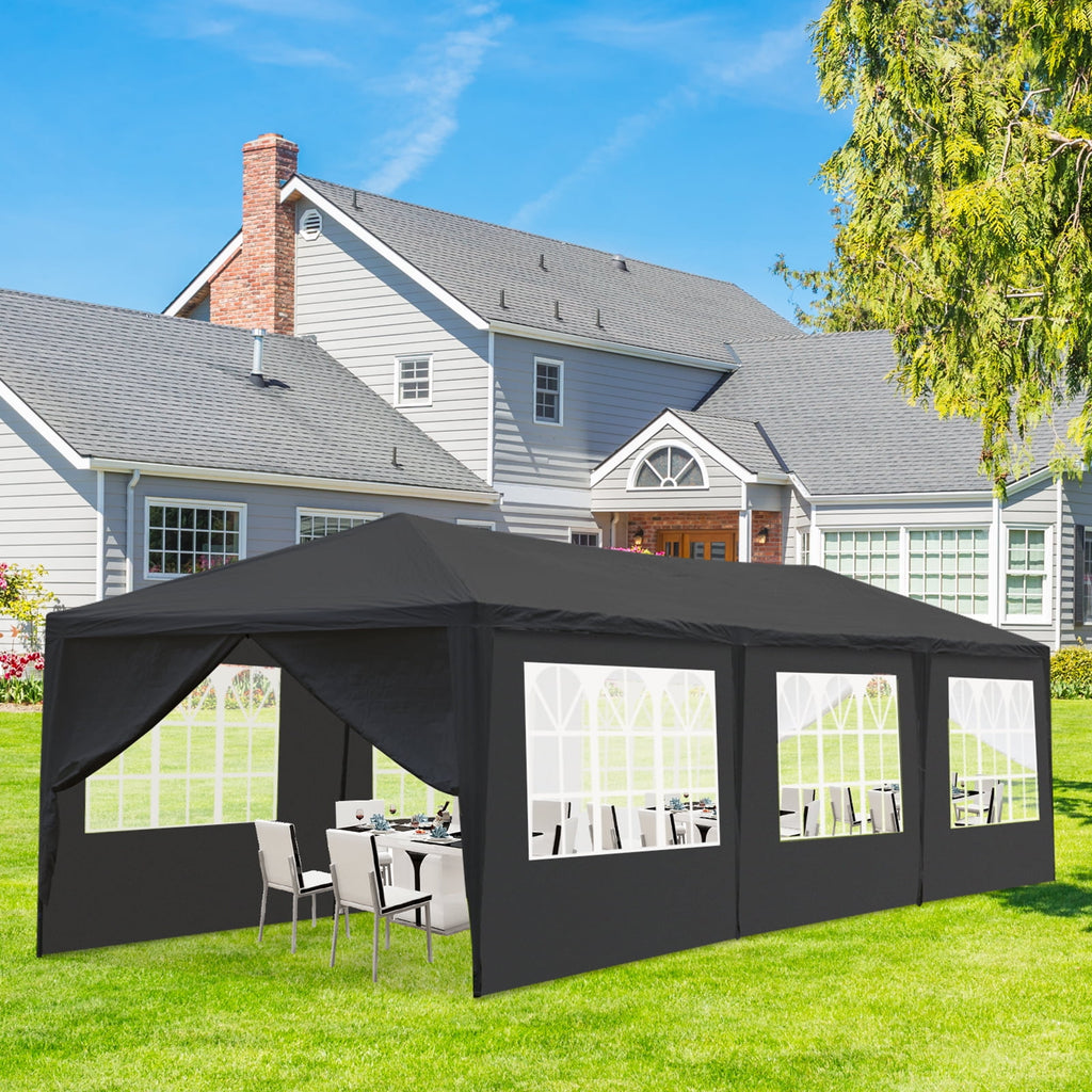 Ktaxon 10' X 30' Canopy Tent with 8 Side Walls for Party Wedding Camping and BBQ