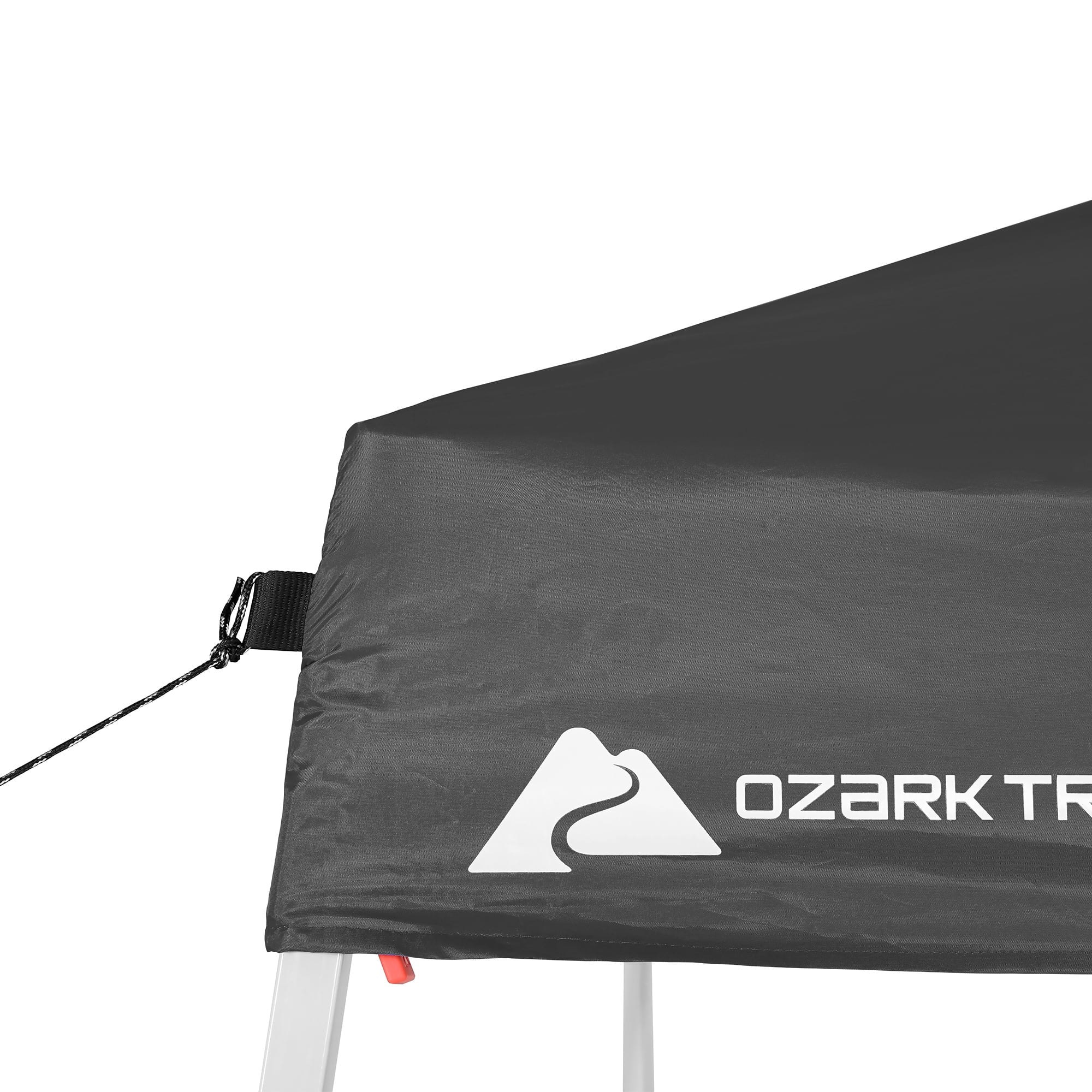 Ozark Trail 10' x 10' Instant Slant Leg Pop-up Canopy, Outdoor Shading Shelter, Black