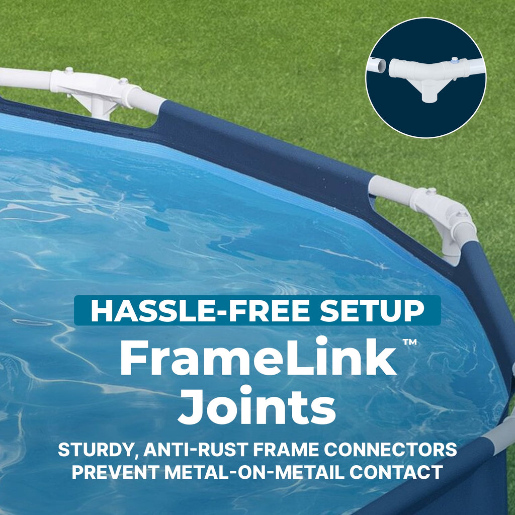 Bestway Steel Pro 10' x 30 Above Ground Swimming Pool Set with Filter Pump