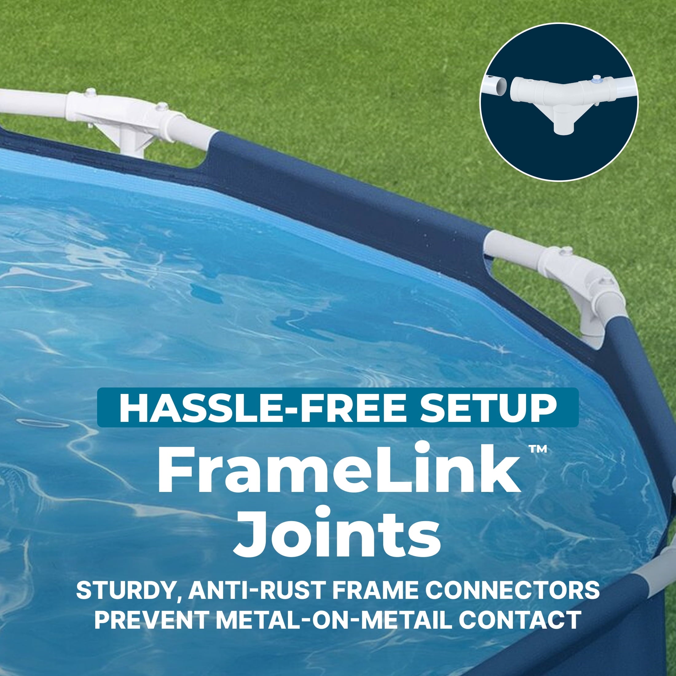 Bestway Steel Pro 10' x 30 Above Ground Swimming Pool Set with Filter Pump